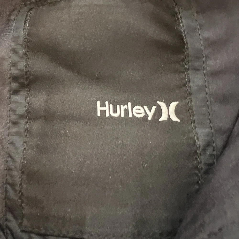 Hurley Men's Outer Edge Black Jacket Size‎ Small Polyester Zip Up Pockets Read